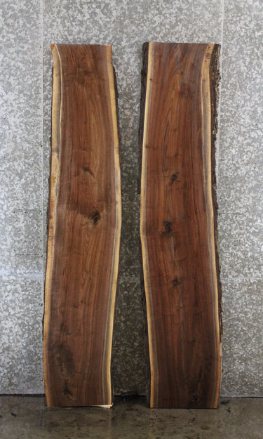 2- Black Walnut Live Edge Bench Slabs/River Table 39393-39394